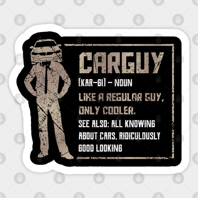 carguy definition like a regular guy Sticker by aneisha